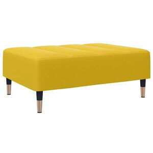 vidaXL Voetenbank 77x55x31 cm fluweel geel