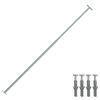vidaXL Barri&egrave;restang verstelbaar 710-1200 mm