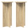 vidaXL Plantenstandaard 2 pcs Sonoma Eiken 40 x 40 x 80 cm