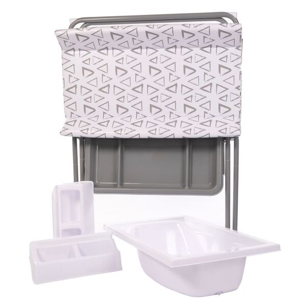 Bo Jungle Badcommode Pennsylvania 2-in-1 inklapbaar grijs