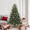 vidaXL Kunstkerstboom Groen 180 cm PVC en Metaal en Plastic