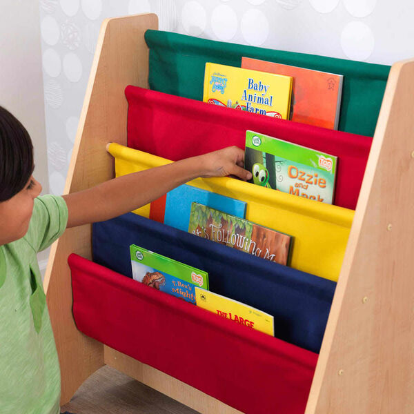 KidKraft Kinder boekenrek+hangvakken meerkleurig 61x29,9x71,1 cm 14226
