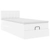vidaXL Ottoman bed met matrassen en LED's 90x200cm kunstleer
