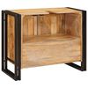 vidaXL Wastafelonderkast 71 x 33 x 58 cm Massief mangohout en ijzer