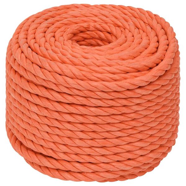 vidaXL Werktouw 20 mm 25 m polypropeen oranje