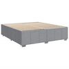 vidaXL Boxspring met matras stof lichtgrijs 180x200 cm
