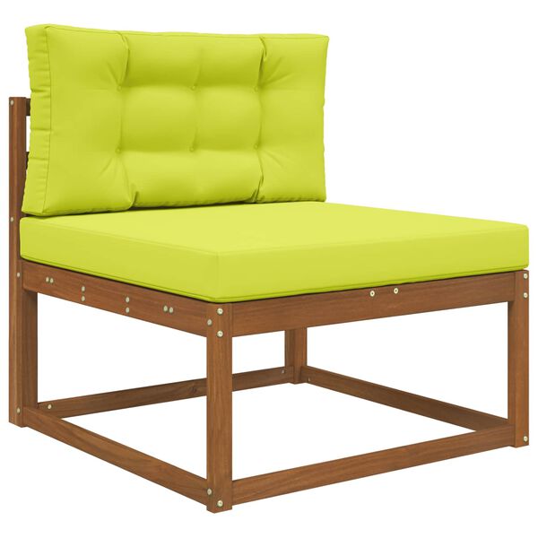 vidaXL Buiten bankkussen 2 pcs Groen Polyester