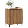 vidaXL Dressoir 60x35x70 cm bewerkt hout artisanaal eikenkleur