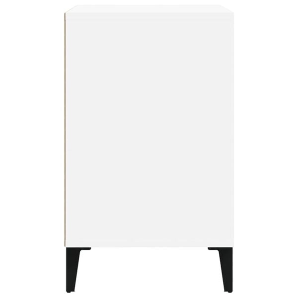 vidaXL Schoenenkast 102x36x60 cm bewerkt hout hoogglans wit