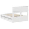vidaXL Bedframe met hoofdeinde Wit 120 x 200 cm Massief grenenhout