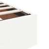 vidaXL Bedframe zonder matras 140x200 cm kunstleer wit
