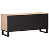 vidaXL Tv-meubel 105x34x46 cm massief mangohout wit