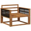 vidaXL Buiten Midden Sofa Massief Acaciahout Naturel