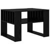 vidaXL Salontafel Zwart Eiken 66 x 49,5 x 45 cm Bewerkt hout