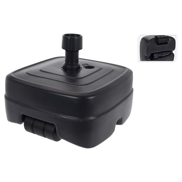 ProGarden Parasolvoet vulbaar 45 L zwart