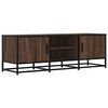 vidaXL Tv-meubel 120x35x41 cm bewerkt hout metaal bruin eikenkleur