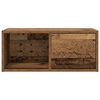 vidaXL TV-meubel 60x31x25,5 cm bewerkt hout oud houtkleurig