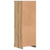 vidaXL Hoge kast 36x35,5x103,5 cm bewerkt hout artisanaal eikenkleurig