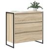 vidaXL Dressoir met lade Sonoma 79 x 36 x 75.5 cm Bewerkt hout