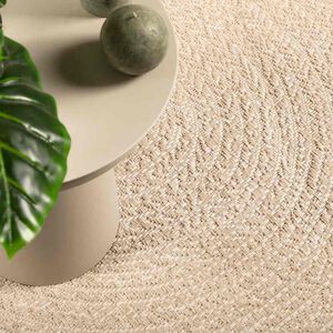 vidaXL Vloerkleed ZIZUR beige binnen en buiten 120x170 cm jute look