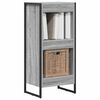 vidaXL Boekenkast Grijs Sonoma 80 x 30 x 155 cm Bewerkt hout