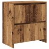 vidaXL Dressoir met lade 3 pcs Oudhout 70 x 41 x 75 cm Bewerkt hout