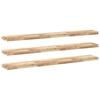 vidaXL Wandschappen 3 st zwevend 160x20x4 cm onbehandeld acaciahout