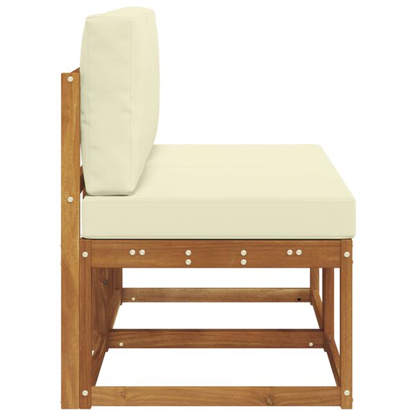 vidaXL 2 Stuk Buiten Midden Sofa Massief Acaciahout