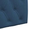 vidaXL Hangend Hoofdeinde Wandgemonteerd Blauw 170 x 55 x 7 cm Stof