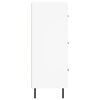 vidaXL Dressoir 34,5x34x90 cm bewerkt hout wit