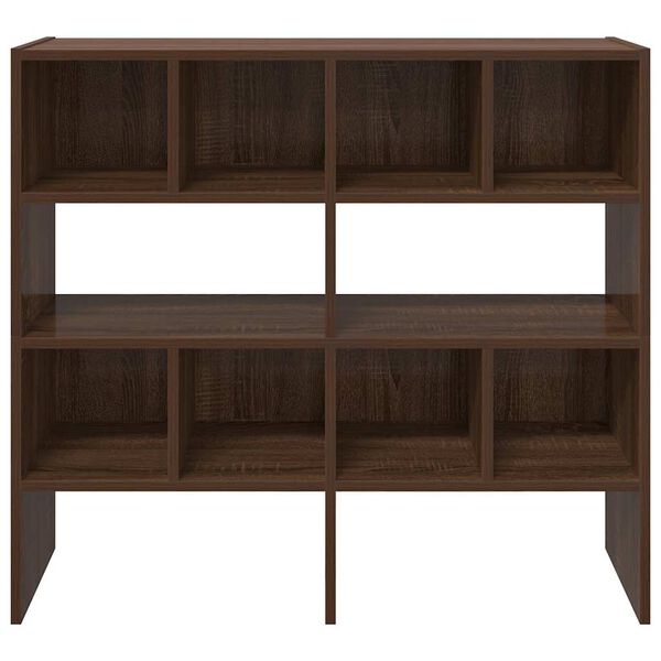 vidaXL Schoenenrekken 2 st stapelbaar 89,5x30x40 cm bruin eikenkleur