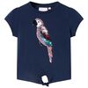 Kindershirt 92 marineblauw