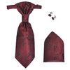 Paisley bruidsvestset voor heren maat 54 bordeauxrood