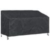 vidaXL Tuinbankhoes Zwart 175 x 85 x 65 / 94 cm 210D Oxford Stof