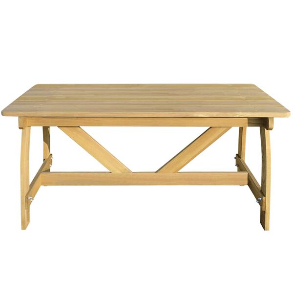 vidaXL Tuintafel 150x74x75 cm ge&iuml;mpregneerd grenenhout