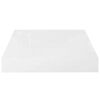 vidaXL Wandschappen zwevend 4 st 23x23,5x3,8 cm MDF hoogglans wit