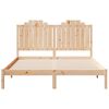 vidaXL Bedframe extra lang zonder matras massief hout 160x210 cm