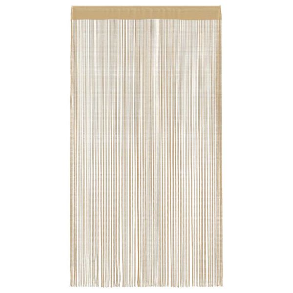 vidaXL Draadgordijnen 140x250 cm beige 2 st