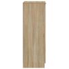 vidaXL Schoenenkast 30x35x100 cm bewerkt hout sonoma eikenkleurig