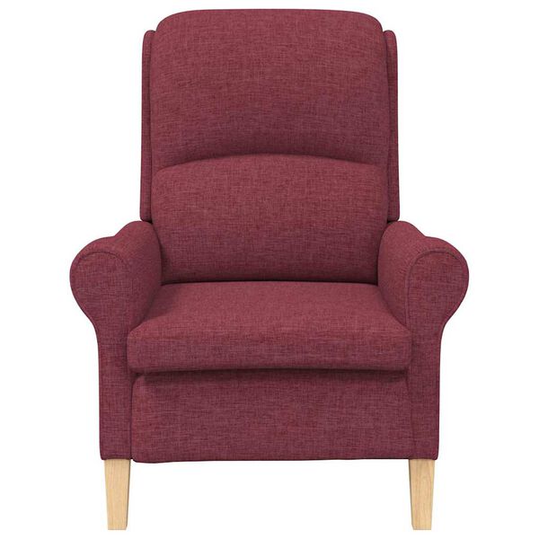 vidaXL Fauteuil Wijnrood 76 x 94 x 102 cm Stof
