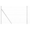 vidaXL Gelast Draadafsluiting met Betonnen Basis 25 x 1,6 m Mesh
