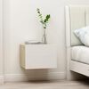 vidaXL Nachtkastjes 2 st 40x30x30 cm wit sonoma eikenkleur