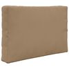 vidaXL Buiten bankkussen 3 pcs Taupe Polyester