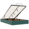 vidaXL Ottoman bedframe zonder matras 120x200 cm fluweel donkergroen