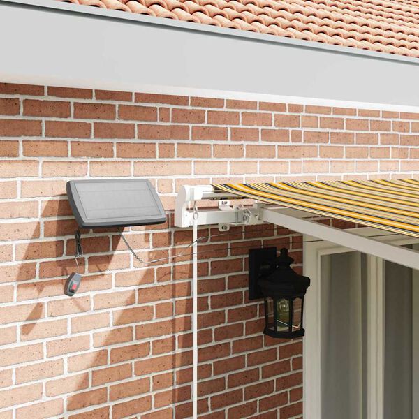 vidaXL Inklapbaar Zonnescherm Multikleur 500 × 300 cm Stof en Staal