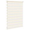 vidaXL Zebra rolgordijn 110x100 cm stofbreedte 105,9 cm marmerbeige