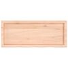 vidaXL Tafelblad 100x40x(2-4) cm onbehandeld massief eikenhout