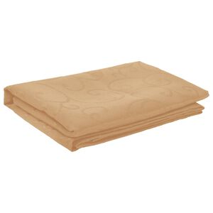vidaXL Tafelkleed Vierkant Beige 110 x 110 cm