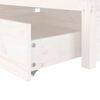 vidaXL Bedframe met lades wit 90x200 cm