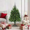 vidaXL Kerstboom met 150 LED met standaard Groen 120 cm PE